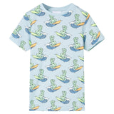 Vidaxl Children's pajamas with short sleeves 92 light blue