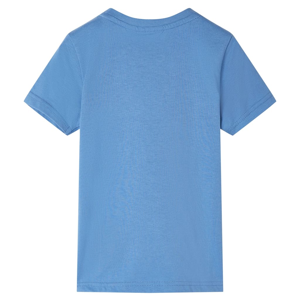 Dětská košile Vidaxl s krátkými rukávy 92 Middle Blue