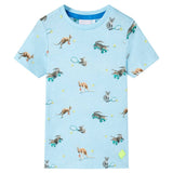 Vidaxl Children's shirt 116 mixed light blue