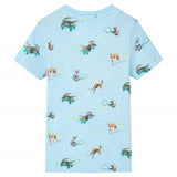 Vidaxl Children's shirt 116 mixed light blue
