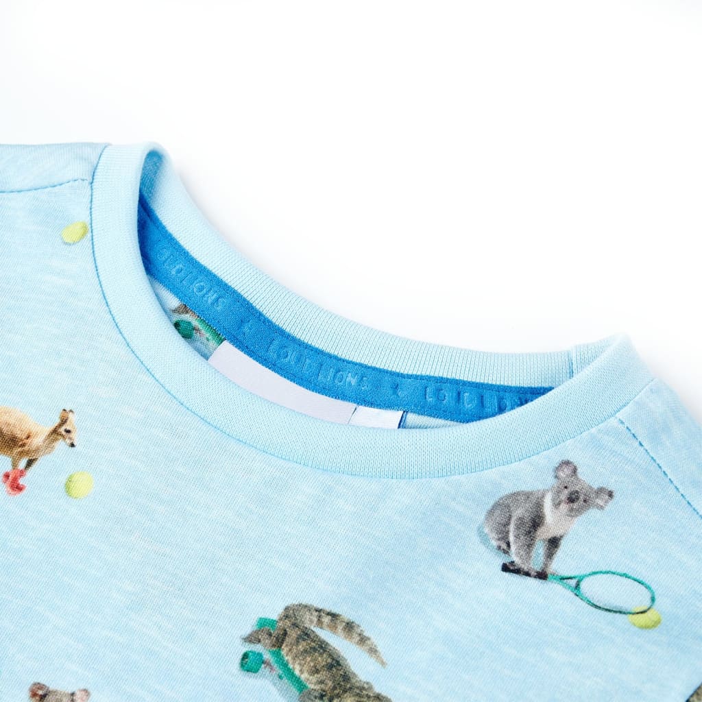Vidaxl Children's shirt 116 mixed light blue