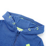 Vidaxl Children's vest with hood and zipper 128 mixed blue