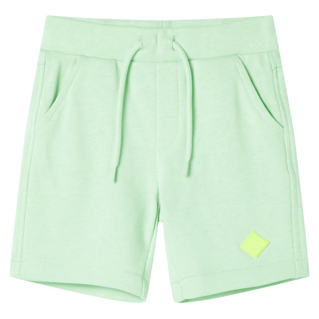 Dětské šortky Vidaxl s Trekkoordem 104 Bright Green