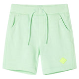Dětské šortky Vidaxl s Trekoordem 128 Bright Green