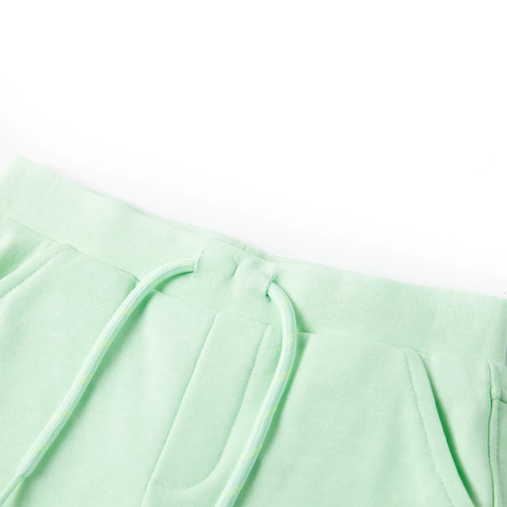 Vidaxl Children's Shorts with Trekkoord 140 bright green