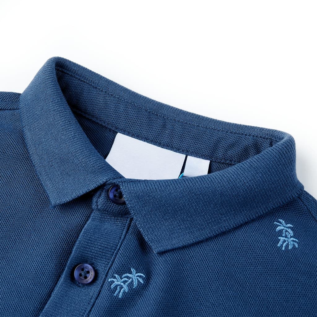 Vidaxl Children's Polo Shirt 92 Dark Blue