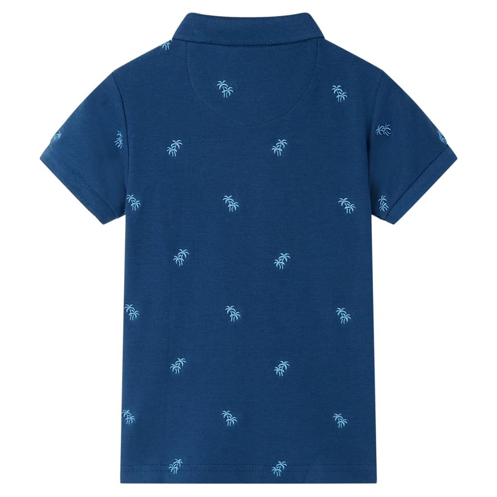 Vidaxl Children's Polo Shirt 104 Dark Blue