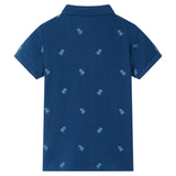 Vidaxl Children's Polo Shirt 104 Dark Blue