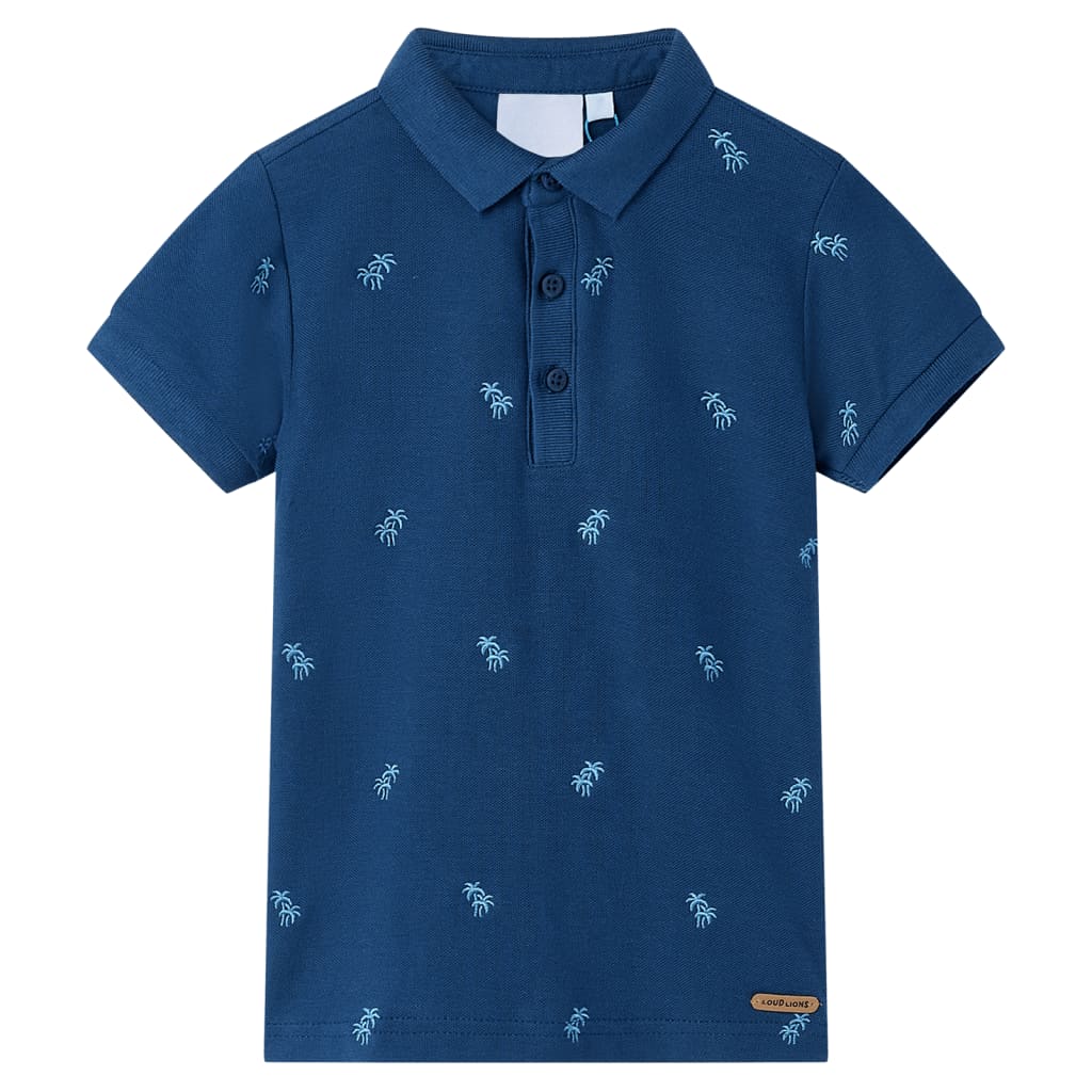 Vidaxl Children's Polo Shirt 140 Dark Blue