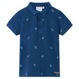 Vidaxl Children's Polo Shirt 140 Dark Blue