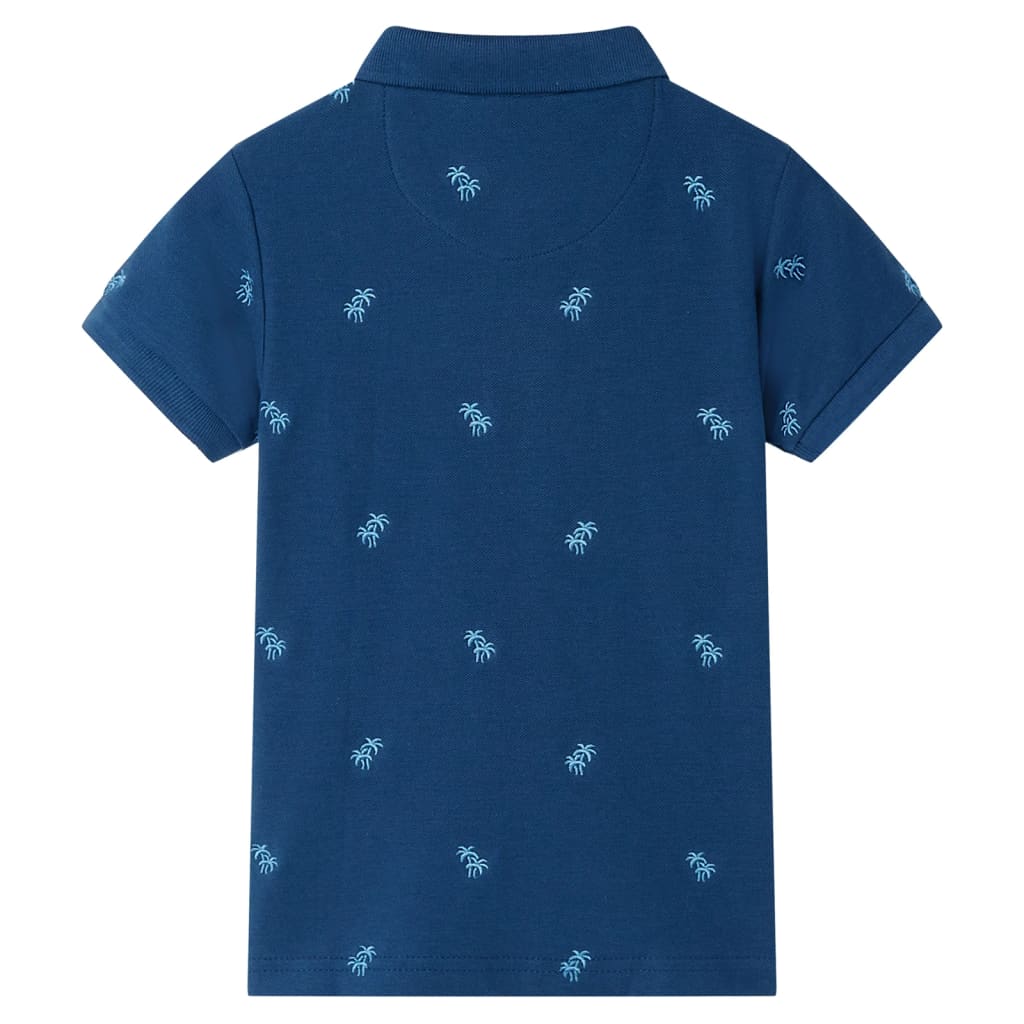 Vidaxl Children's Polo Shirt 140 Dark Blue