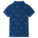 Vidaxl Children's Polo Shirt 140 Dark Blue