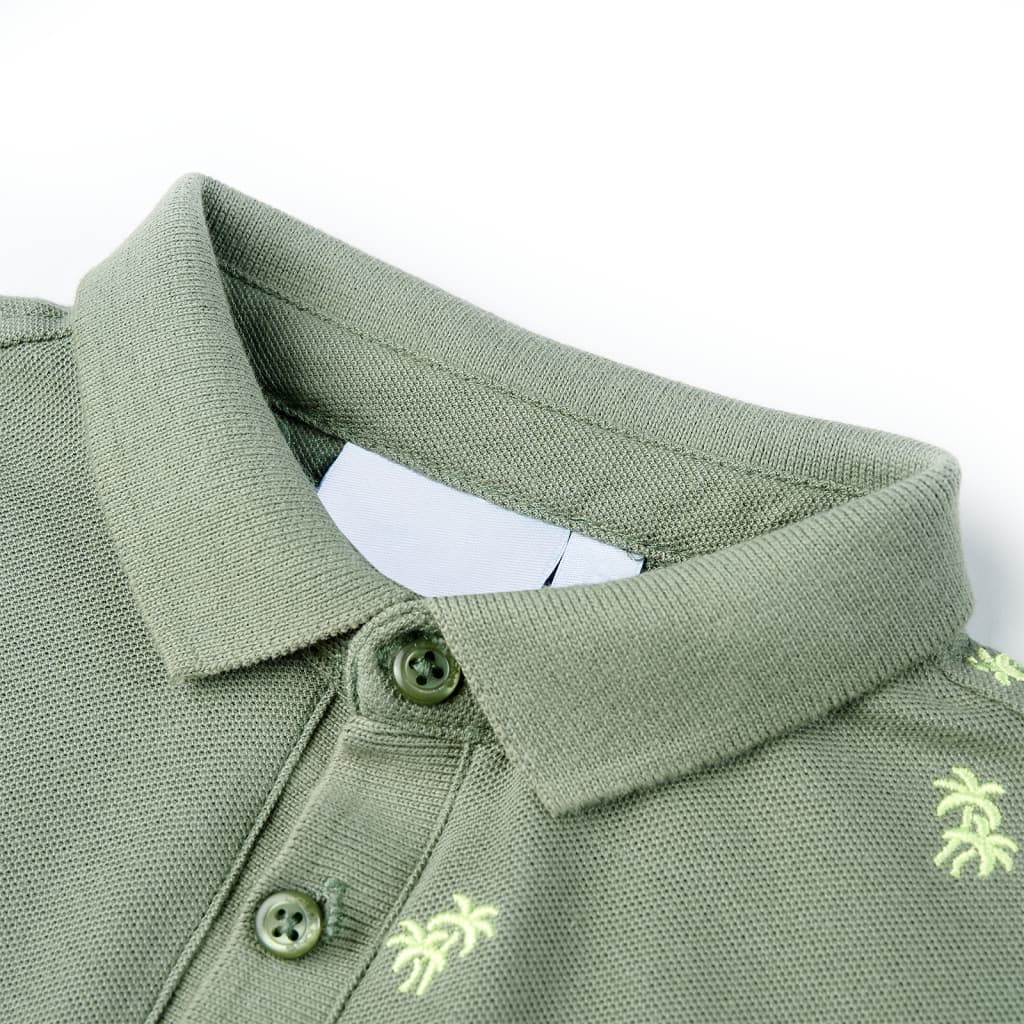 Vidaxl Kids' Polo Shirt 92 Khaki