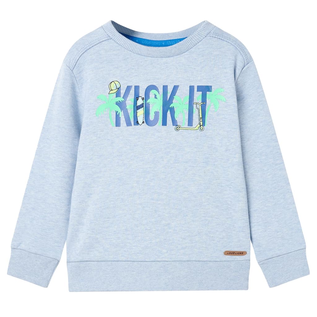 Vidaxl Children's sweater 92 mixed soft blue