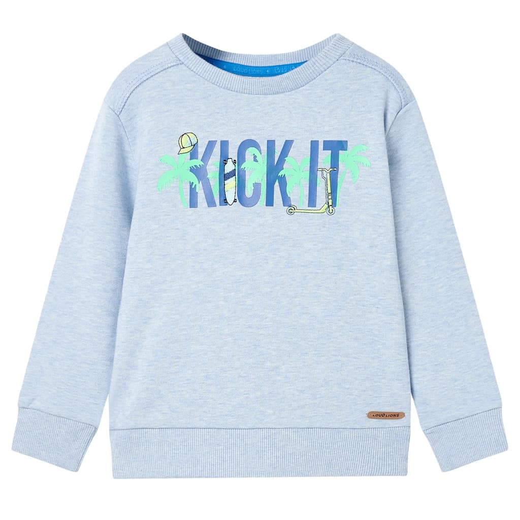 Vidaxl Children's sweater 128 mixed soft blue