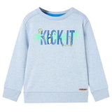 Vidaxl Children's sweater 128 mixed soft blue