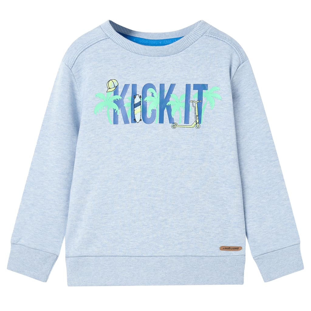 Vidaxl Children's sweater 140 mixed soft blue