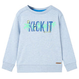 Vidaxl Children's sweater 140 mixed soft blue