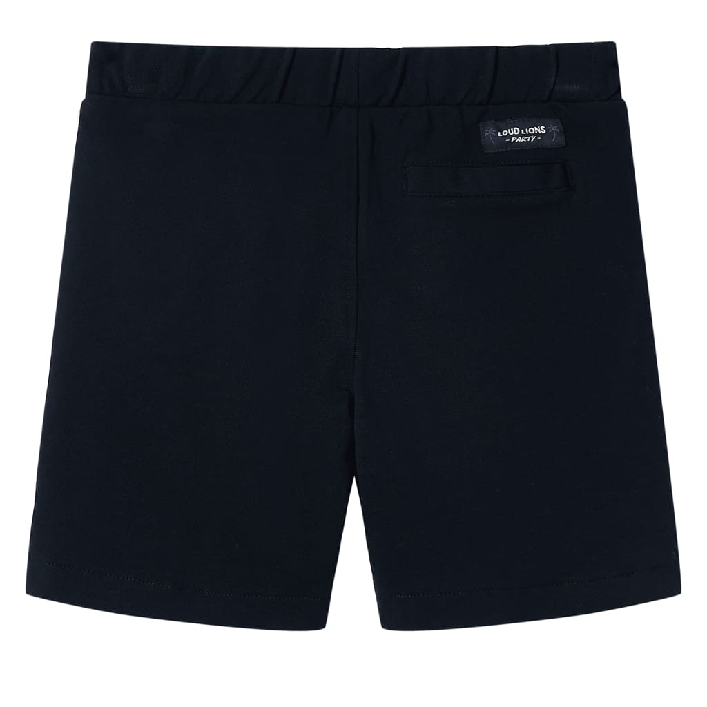 Vidaxl Children's Shorts with Trekoord 128 Navy Blue