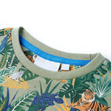 Vidaxl Kanner Shirt mat kuerzen Ärmelen 128 Multi -Colored