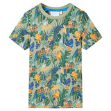 Vidaxl Kanner Shirt mat kuerzen Ärmelen 140 Multi -Colored