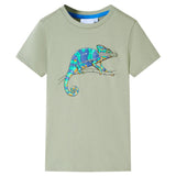 Camicia per bambini Vidaxl con maniche corte 140 presa luce -lorata