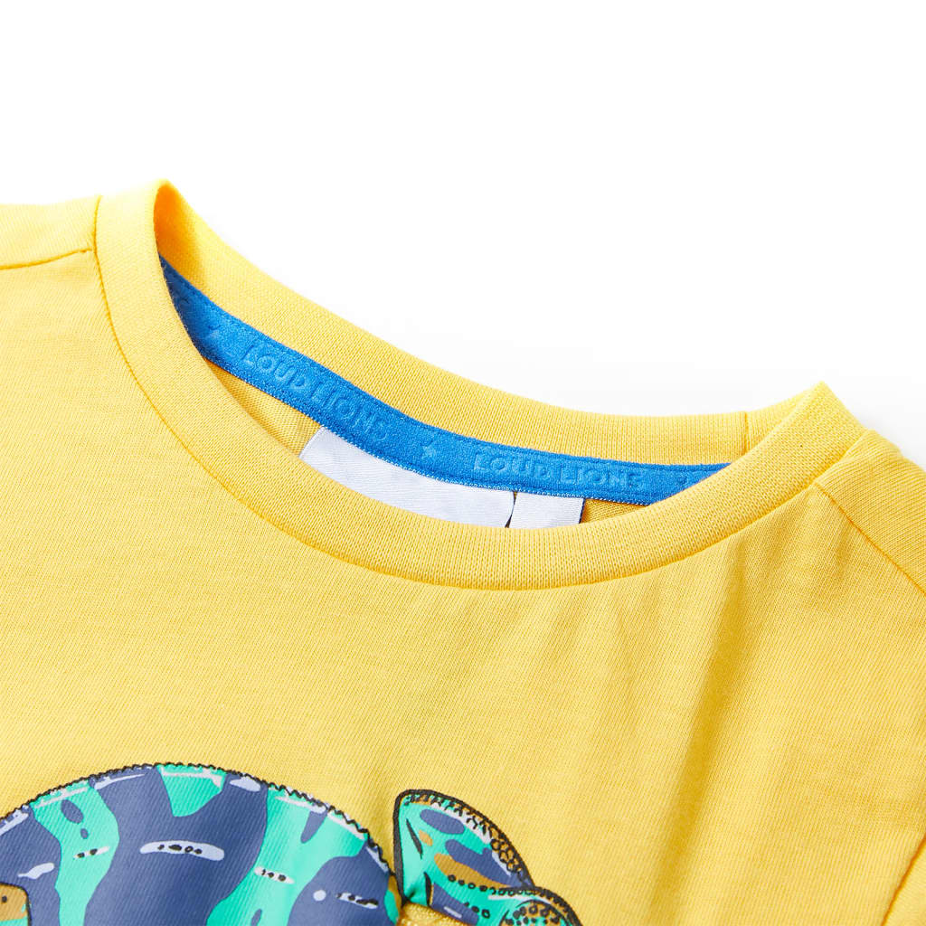 Camicia per bambini Vidaxl con maniche corte 92 odore chiaro luminoso