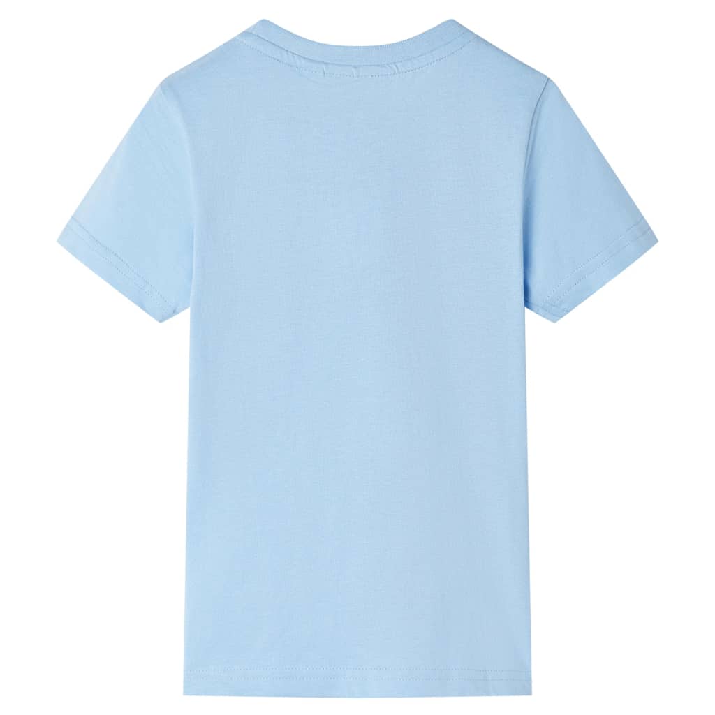 Vidaxl children's shirt with short sleeves 104 light blue
