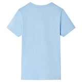 Vidaxl children's shirt with short sleeves 104 light blue