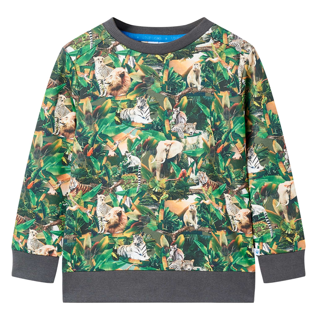 Vidaxl Children's sweater 140 Oudpetrol