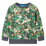 Vidaxl Children's sweater 140 Oudpetrol