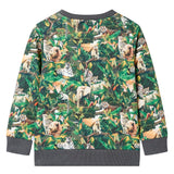 Vidaxl Children's sweater 140 Oudpetrol