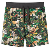 Pantalones cortos para niños de Vidaxl con trekkoord 116 oudpetrol