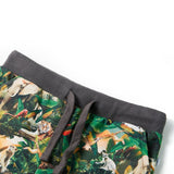 Pantalones cortos para niños de Vidaxl con trekkoord 116 oudpetrol