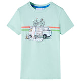 Vidaxl Children's shirt 92 Light Mint
