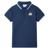 Vidaxl Children's Polo Shirt 104 Dark Blue