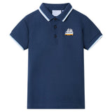 Vidaxl Children's Polo Shirt 116 Dark Blue