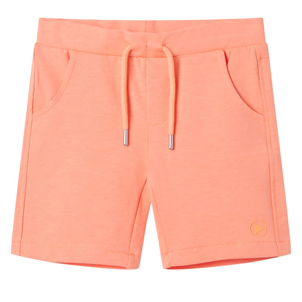 Dětské šortky Vidaxl s Trekoordem 140 Neonoranje