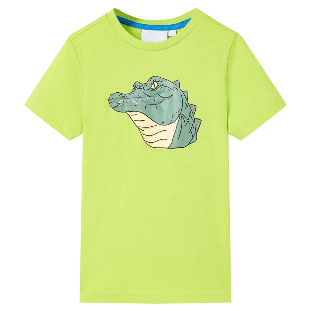 Dětská košile Vidaxl 116 Limegroen