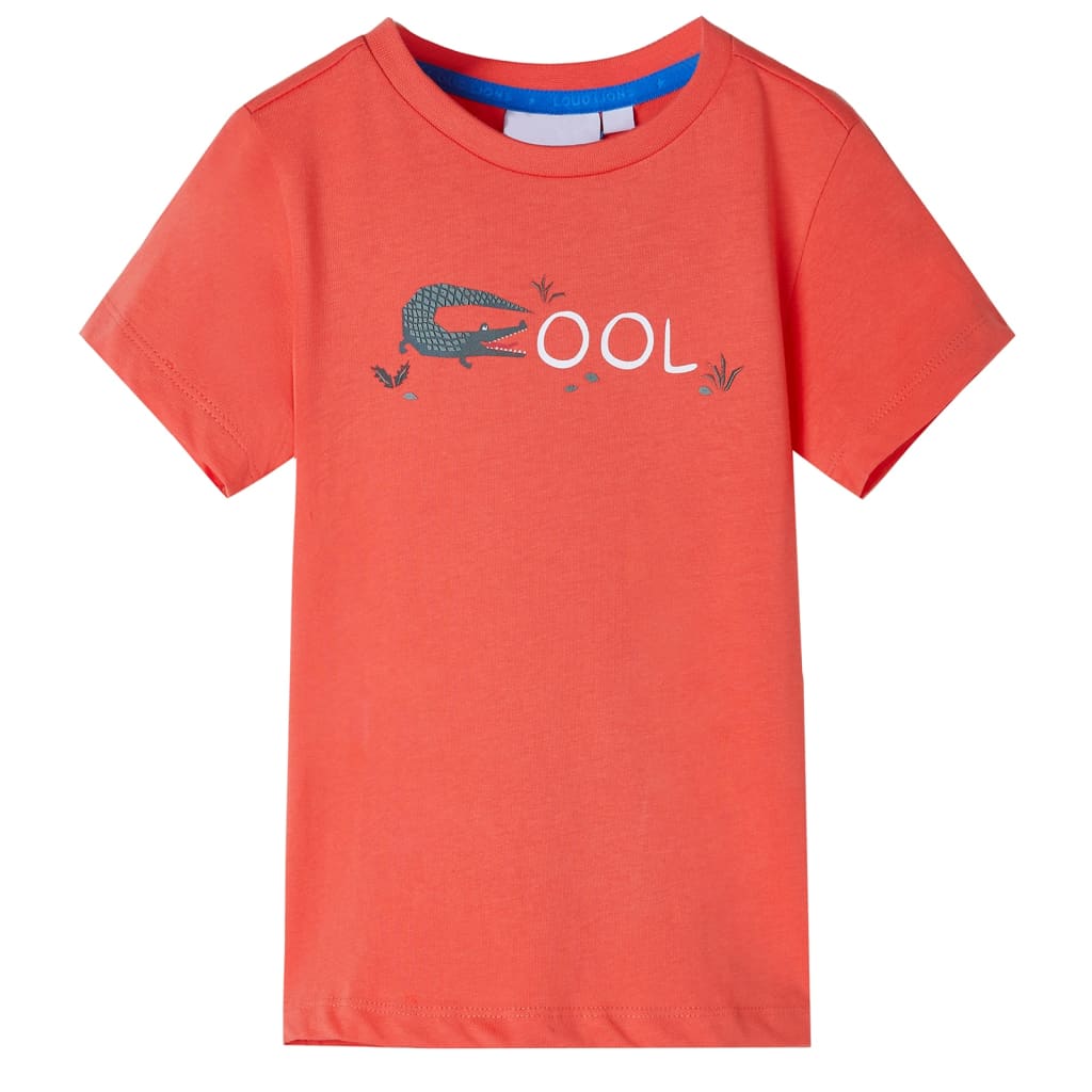 Vidaxl Children's shirt with short sleeves 104 light red