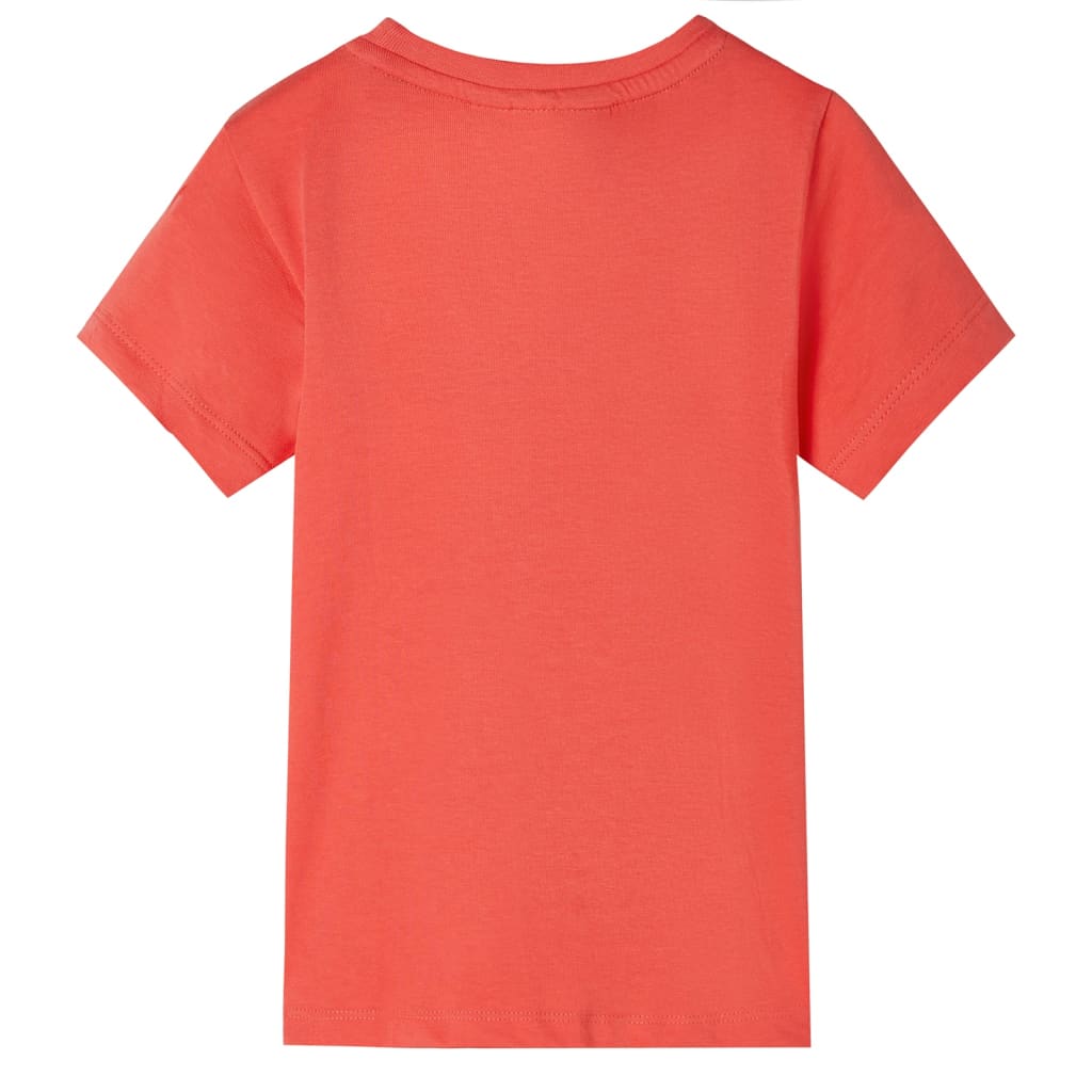 Vidaxl children's shirt with short sleeves 140 light red