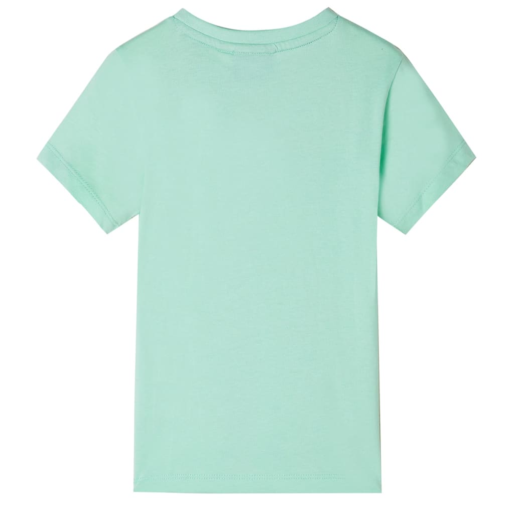 Vidaxl children's shirt with short sleeves 92 light green