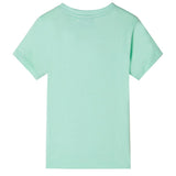 Vidaxl children's shirt with short sleeves 92 light green