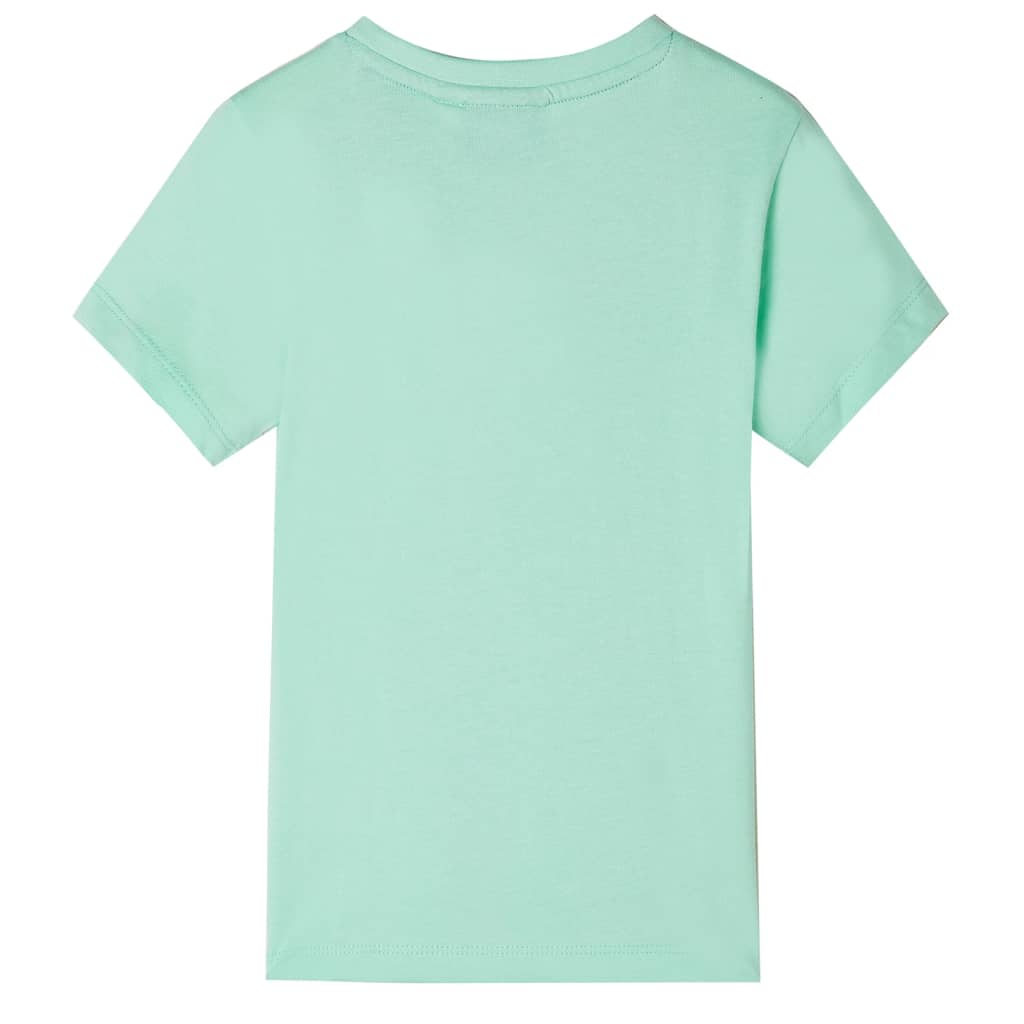 VidaXL Kindershirt met korte mouwen 116 lichtgroen