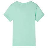 VidaXL Kindershirt met korte mouwen 116 lichtgroen