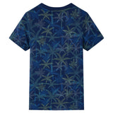 Vidaxl Children's Shirt 140 Navy Blue