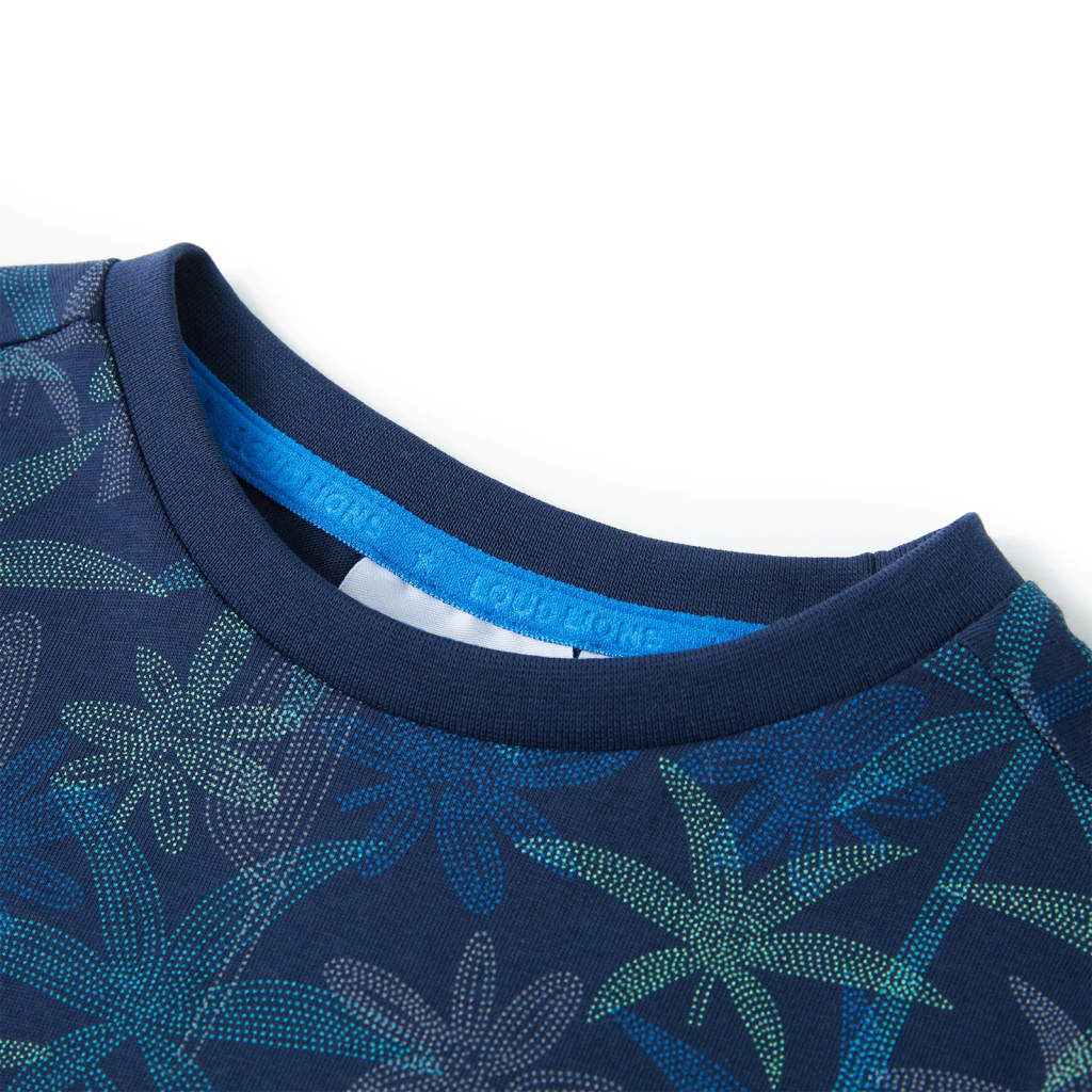 Vidaxl Children's Shirt 140 Navy Blue