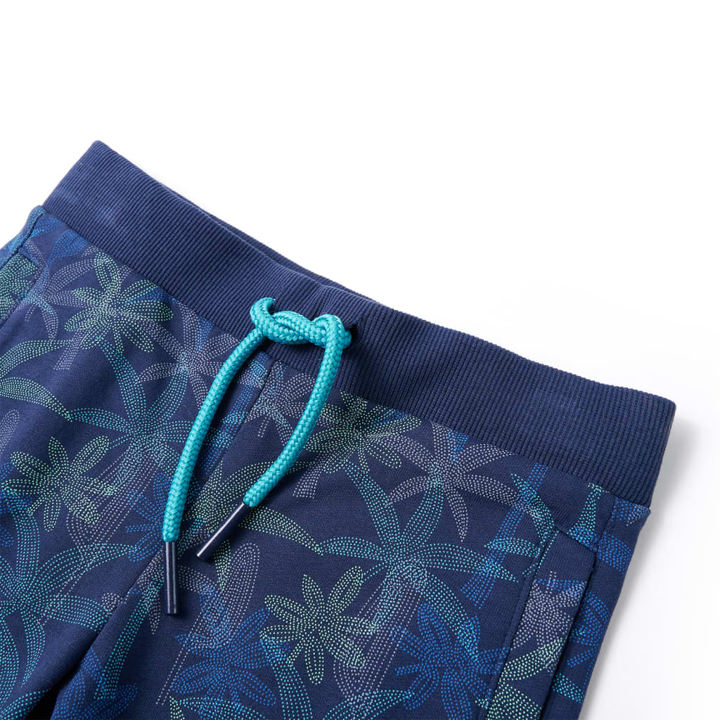 Vidaxl Children's Shorts with Trekoord 92 Navy Blue