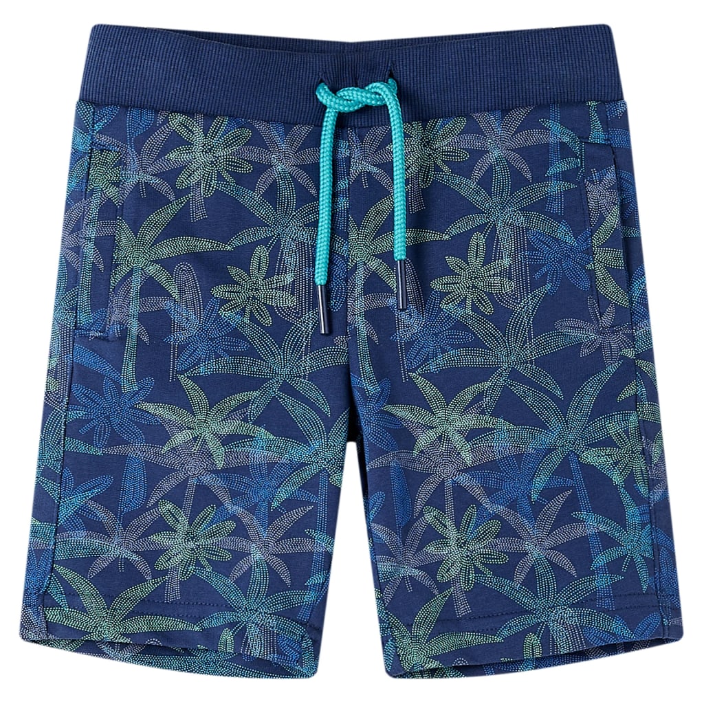 Vidaxl Children's Shorts with Trekoord 128 Navy Blue