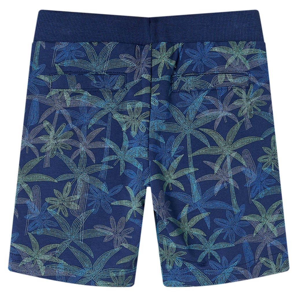 Vidaxl Children's Shorts with Trekoord 128 Navy Blue